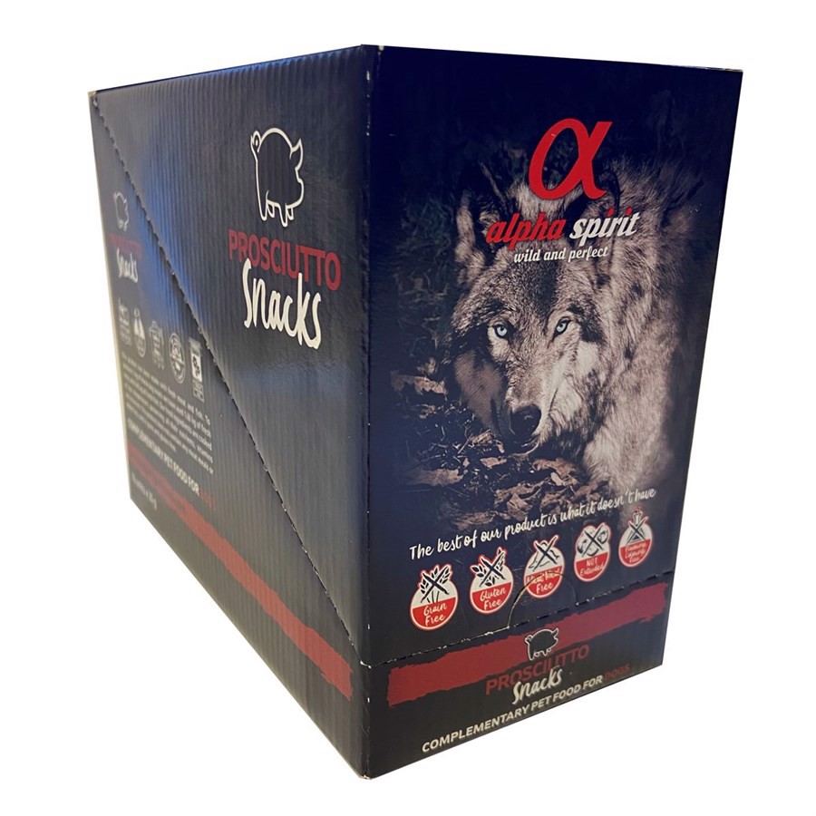 Alpha Spirit Ham Semi Moist Snack 16 35g Storkøb