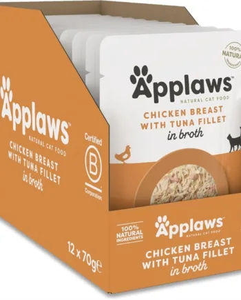 Applaws Cat Pouch Chicken Breast With Tuna Fillet  12 Pouches