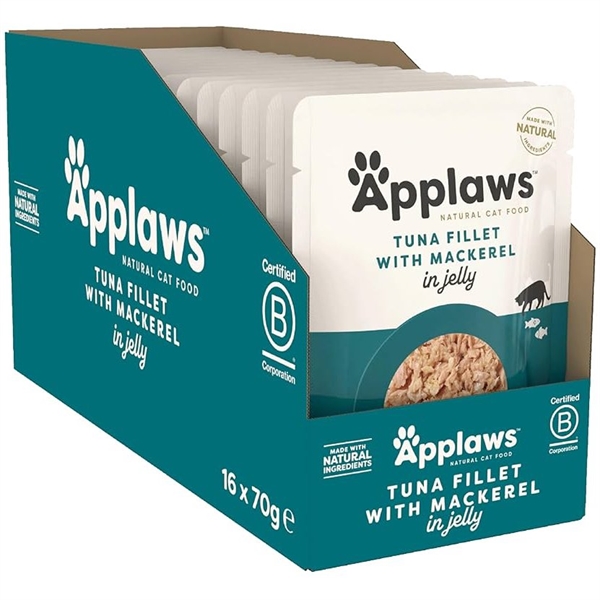 Applaws Cat Pouch Tuna Fillet With Mackerel 16 Pouches