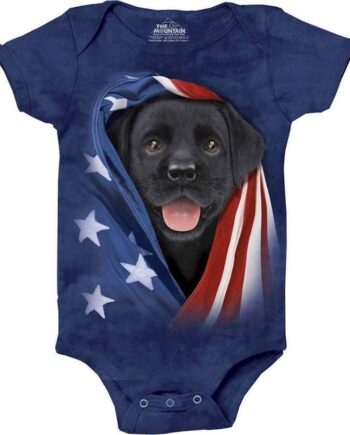 Black Lab Pup Bodystocking  18 Mdr