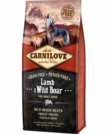 Carnilove Adult Lamb   Wild Boar  12 Kg