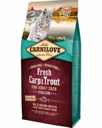 Carnilove Cat Adult Carp   Trout    Kg