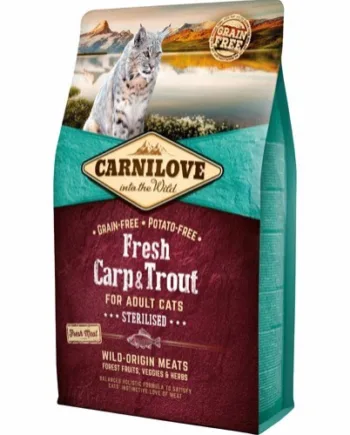 Carnilove Cat Adult Carp   Trout    Kg