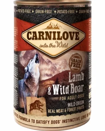 Carnilove Dåsemad Lamb   Wild Boar  400g
