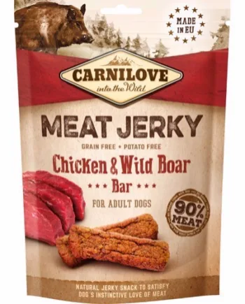 Carnilove Meat Jerky  Chicken Boar