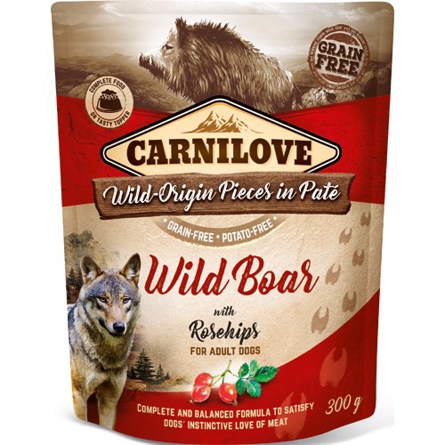 Carnilove Pouch Pate Med Vildsvin 300g
