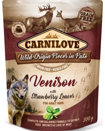 Carnilove Pouch Pate Med Vildt  300g