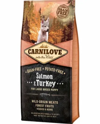 Carnilove Puppy Lb Salmon   Turkey  12 Kg
