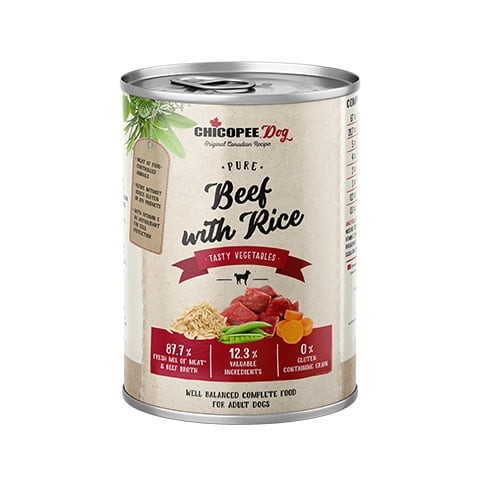 Chicopee Dog Pure Beef Rice 400g