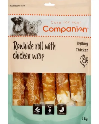 Companion Rawhide Roll With Chicken Wrap    Kg