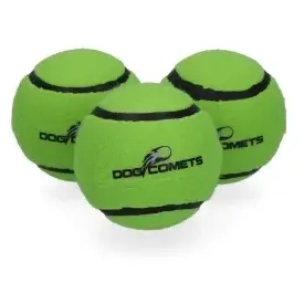 Dog Comets Tennisbolde Green    Stk Medium