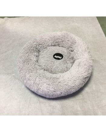 Fluffy Hundeseng  Lysegrå   Small  59   59 Cm