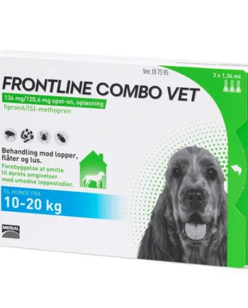 Frontline Combo Loppemiddel Til Hunde 10-20 Kg    Stk