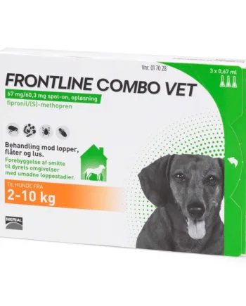 Frontline Combo Loppemiddel Til Hunde  -10 Kg    Stk