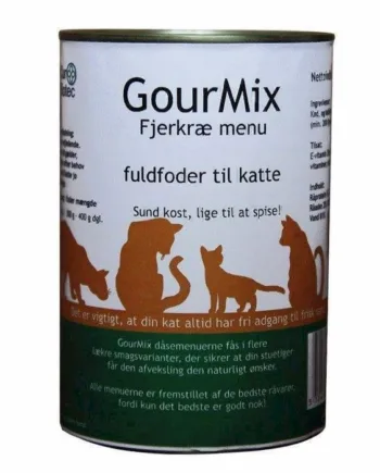 Gourmix Luksusmenu Til Katte  Med Fjerkræ Smag  400g
