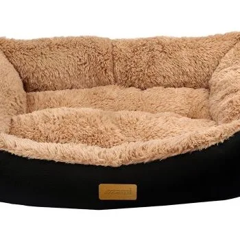 Hundeseng Stella  Sort Beige  50   38 Cm