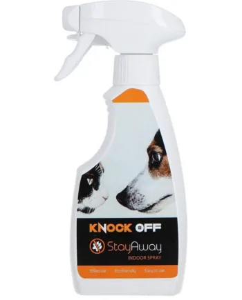 Knock Off Gå Væk Hund Kat Stay Away Spray Til Indendørs Brug  250ml