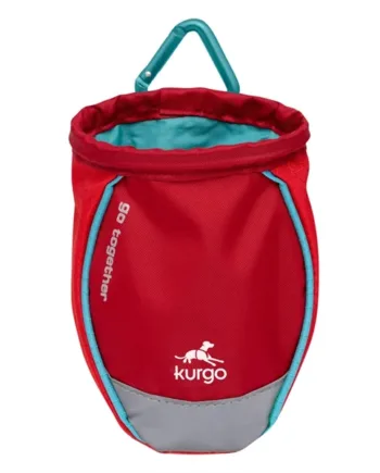 Kurgo Go Stuff It Treat Bag  Rød