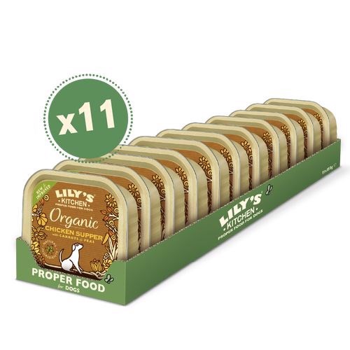 Lilys Kitchen Paté Organic Chicken Supper 11 150g