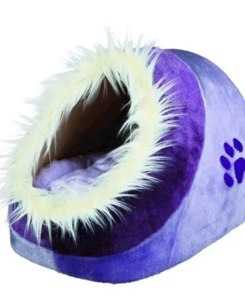 Minou Kattehule Med Plysbetræk  Lilla Syren