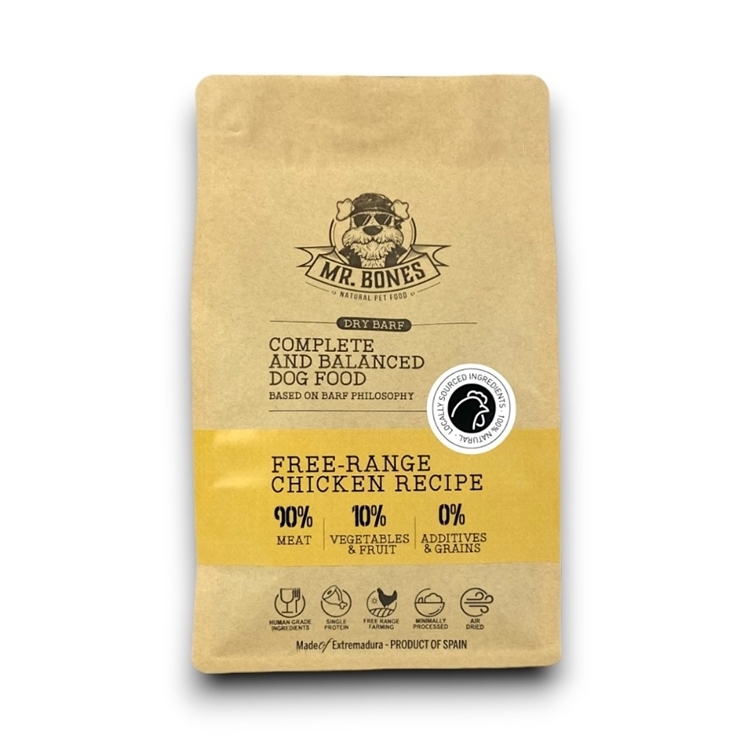 Mr Bones Dry Barf Free Range Chicken Recipe 450g