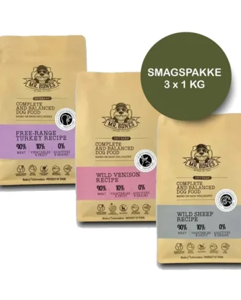 Mr  Bones Dry Barf Hundefoder Smagspakke        Kg