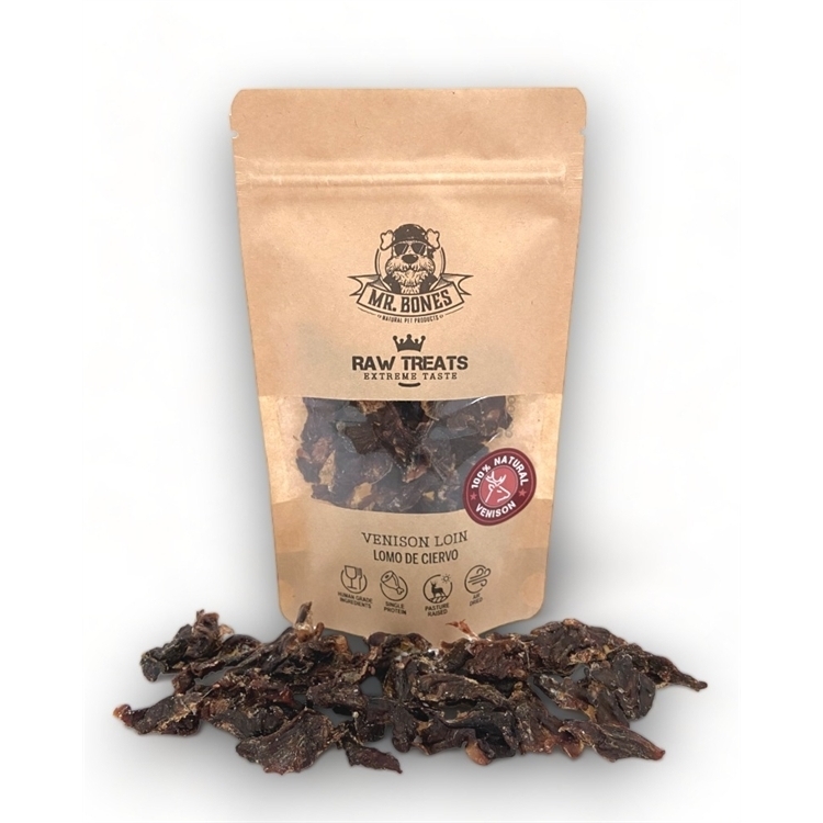 Mr Bones Raw Treats Loin Venison
