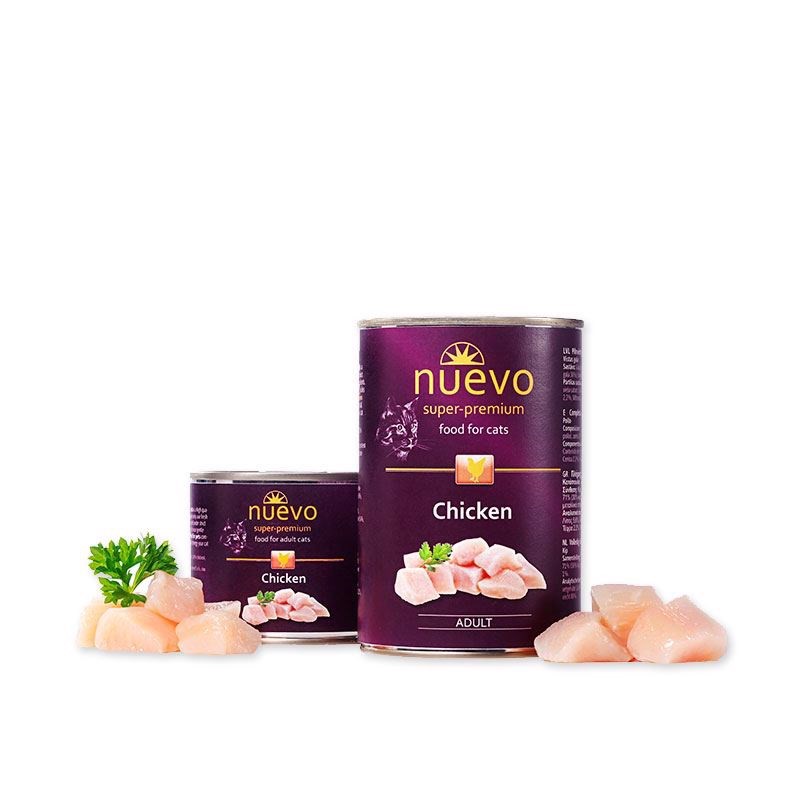 Nuevo Vådfoder Kat Chicken 400g