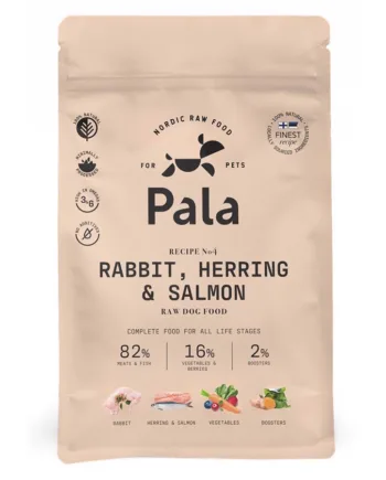 Pala Dog Food Rabbit  Herring   Salmon    Kg