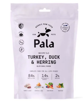 Pala Dog Food Turkey  Duck   Herring  400g