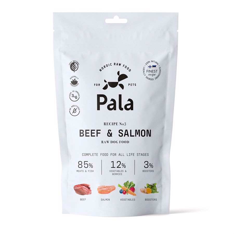 Pala Raw Dog Food Beef Salmon 100g