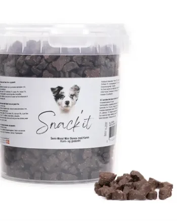 Snackit Semi-moist Mini Bones  Kanin  500g