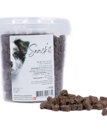 Snackit Semi-moist Mini Bones  Lam  500g