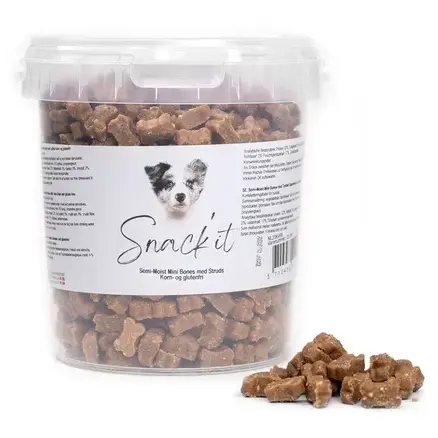 Snackit Semi-moist Mini Bones Struds 500g