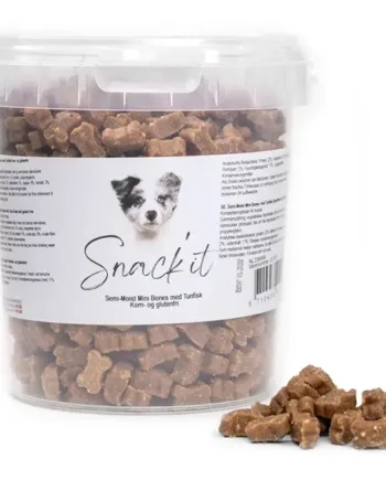 Snackit Semi-moist Mini Bones  Tun  500g