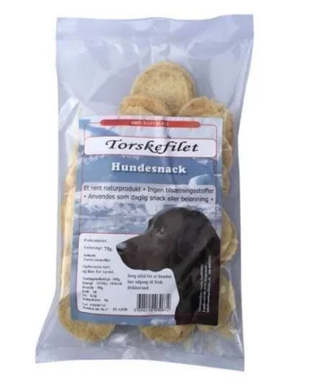 Torskefilet Chips Tørret Islansk Fiskesnack   75g
