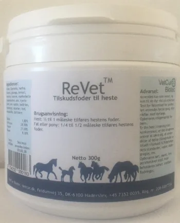 Vetcur Revet Pulver Tilskud Til Hest  300g