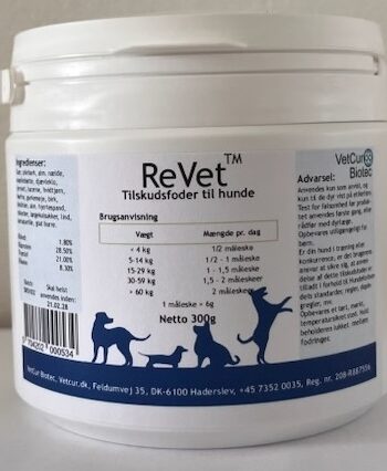 Vetcur Revet Pulver Tilskud Til Hund Mod Ledproblemer  300g