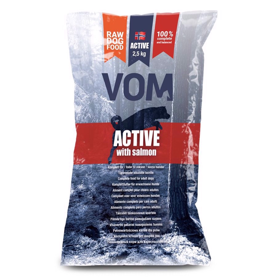 Vom Active Fuldfoder Laks Kødboller Kg