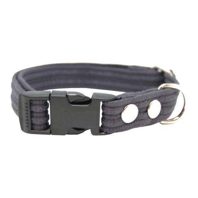 Webbing Halsbånd Med Snaplås  Grå   Arge