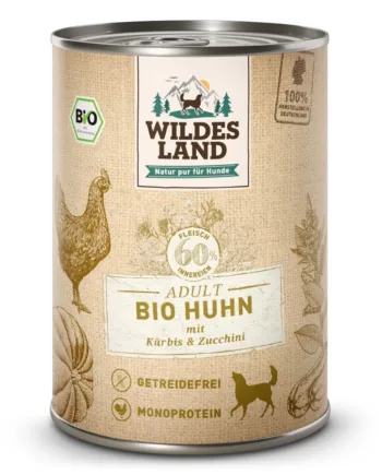 Wildes Land Bio Kylling Dåsemad  400g