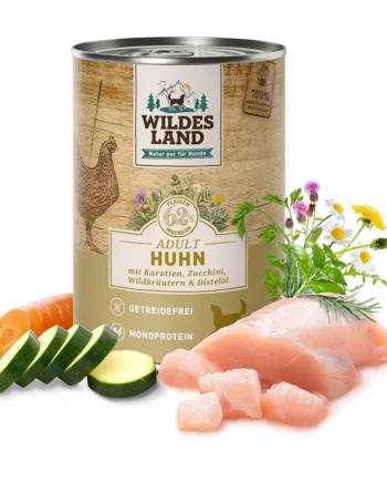 Wildes Land Classic Kylling Dåsemad Til Hunde  400g