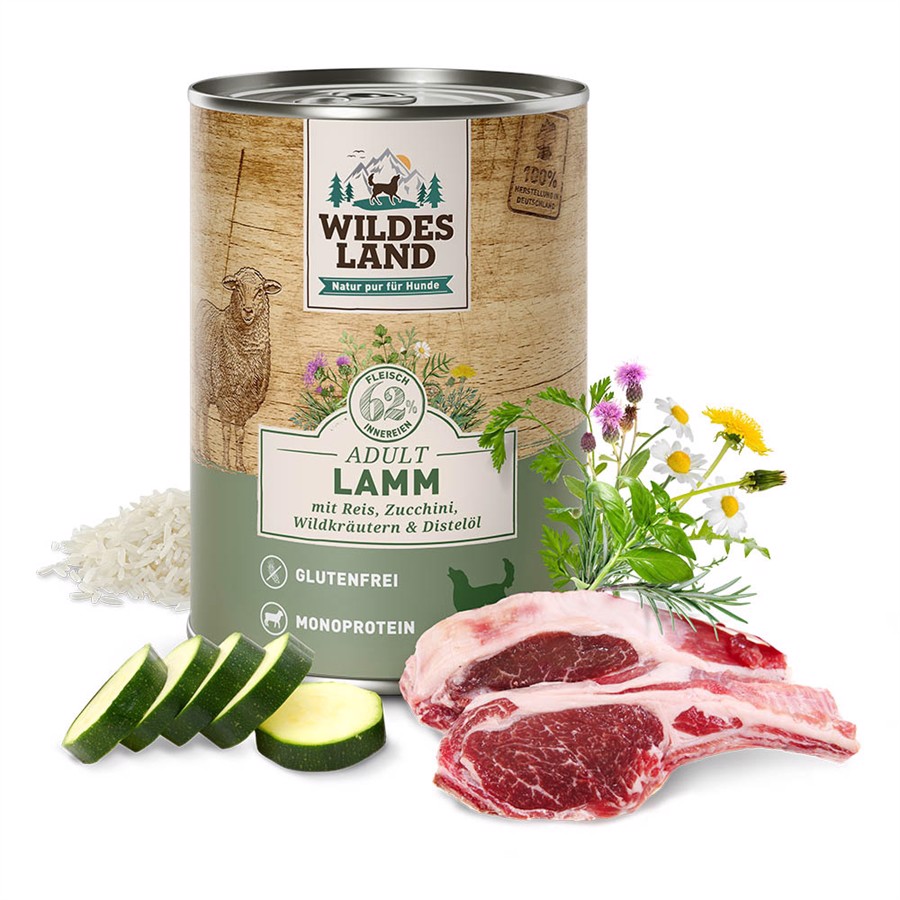 Wildes Land Classic Lam Dåsemad 400g