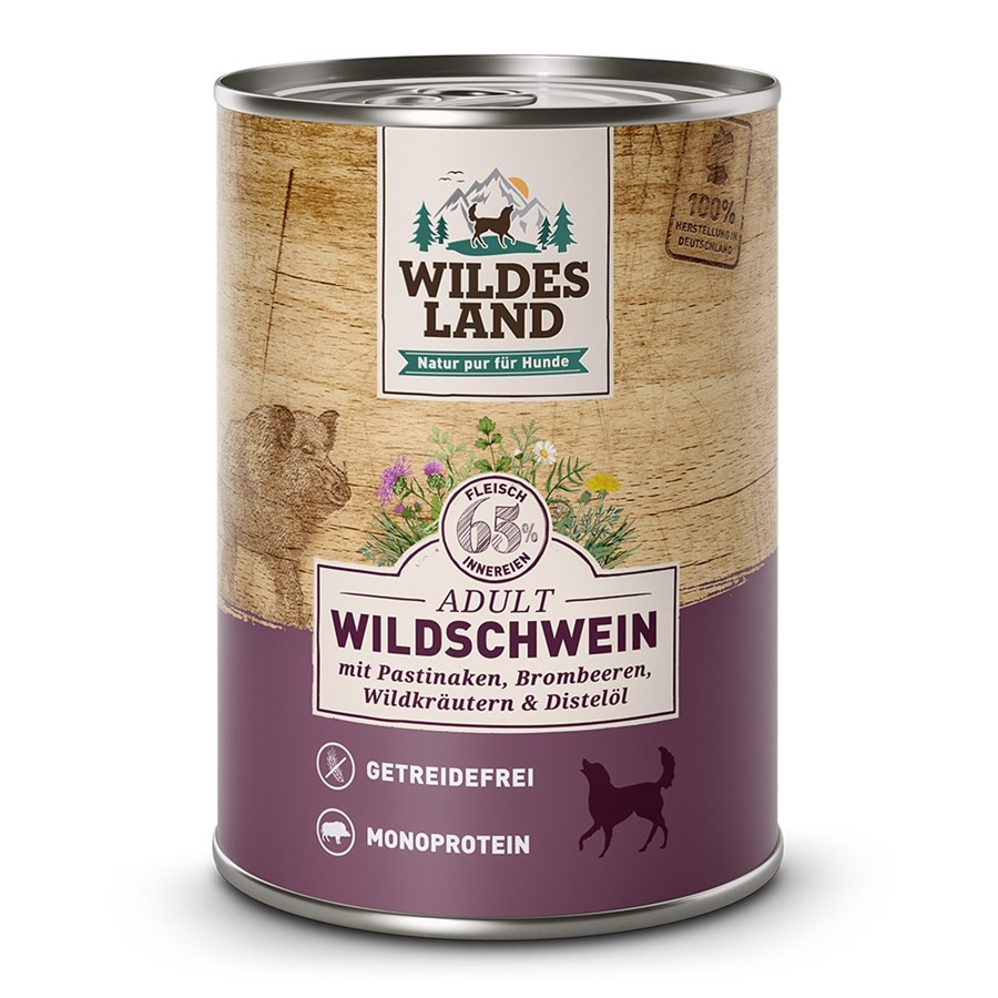 Wildes Land Classic Vildsvin Dåsemad 400g