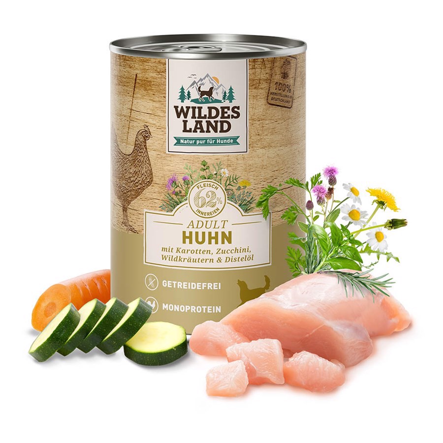 Wildes Land Kylling Dåsemad 400g