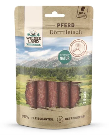 Wildes Land Meat Sticks Med Hest    Stk