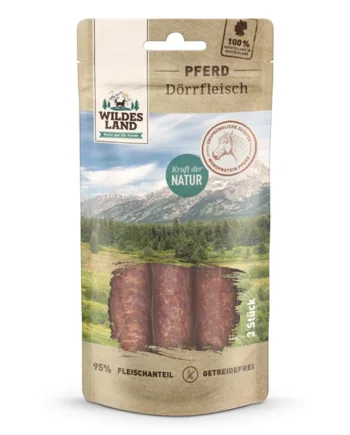Wildes Land Meat Sticks Med Hest    Stk