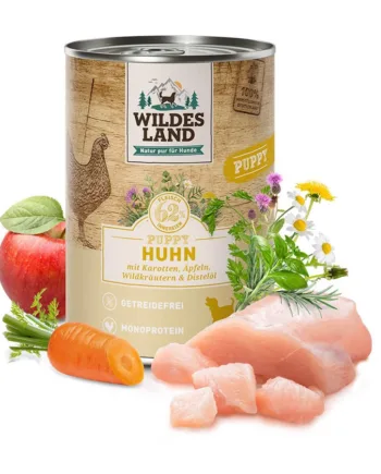 Wildes Land Puppy Kylling Dåsemad  400g