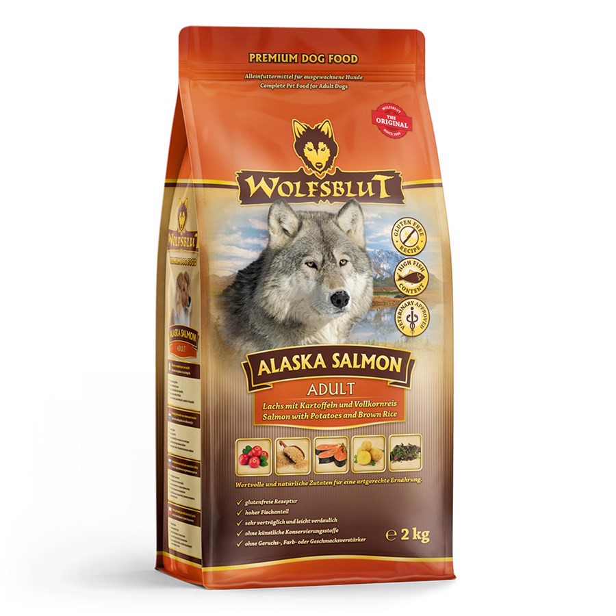 Wolfsblut Alaska Salmon Adult Hundefoder Kg