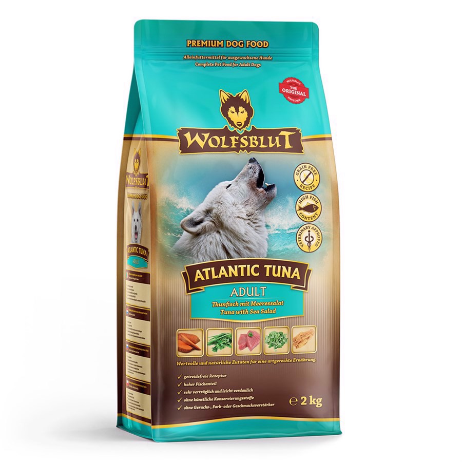 Wolfsblut Atlantic Tuna Adult Med Fisk Kg